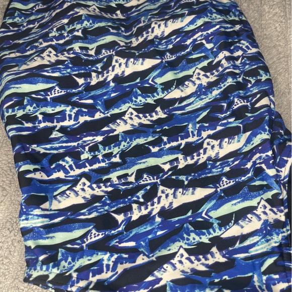 Sporti Shark Print Thin Strap One Piece Swimsuit Youth - Picture 2 of 5